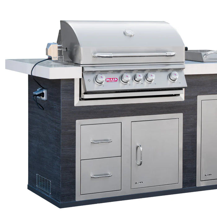 Bull Outdoor Barbeque Kitchen 3M Island - 31013