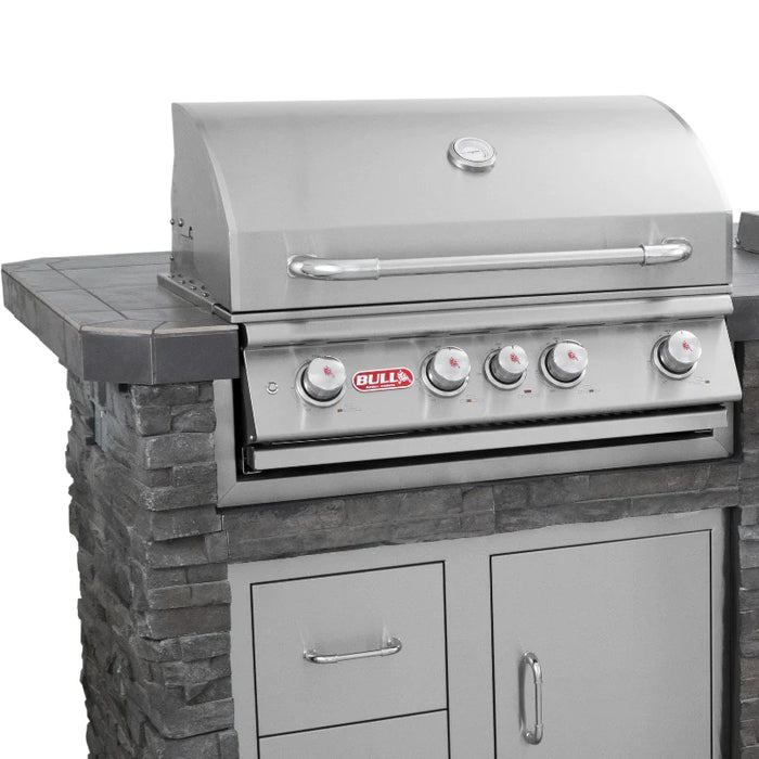 Bull BBQ Outdoor Kitchen Barbeque Island L Shape - 31014