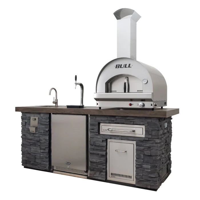 Bull Pizza Oven Q Outdoor Island Kitchen - 31099 / 31100