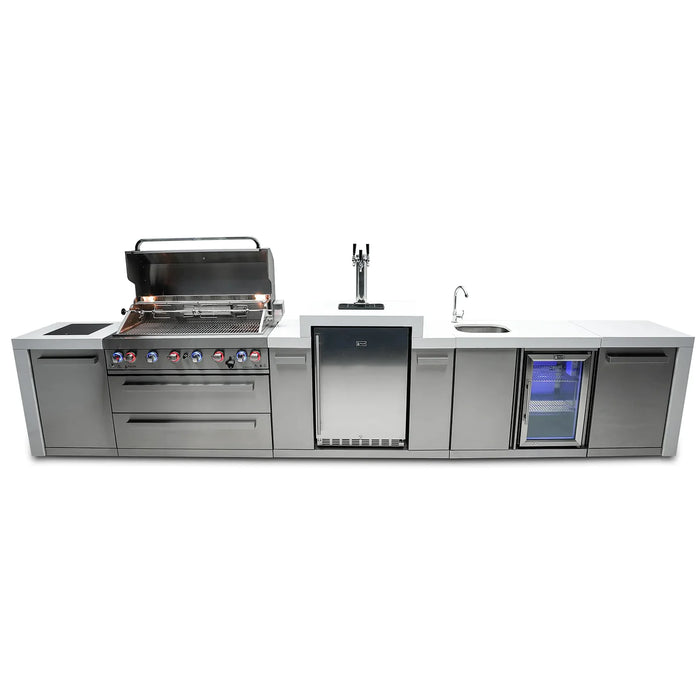 Mont Alpi 805 Deluxe Island with a Kegerator & Beverage Centre + Cover 4.6M - MAi805-DKEGBEV