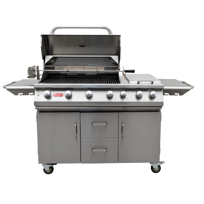 Bull 7 Burner Gas Barbecue with Cart - 28368CE / 28369CE